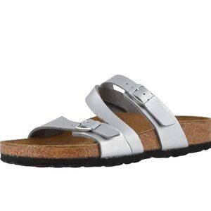 Excellent condition silver Salina Birkenstock